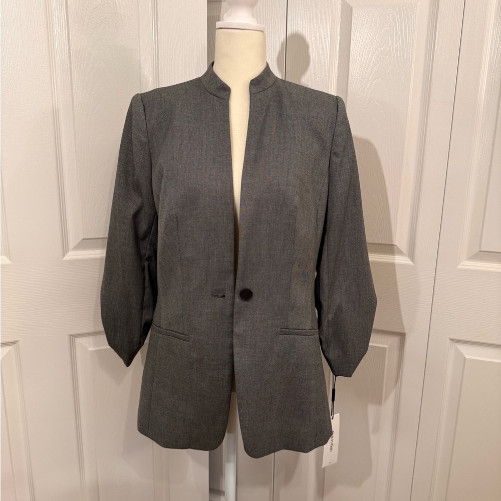 NWT | Calvin Klein | Charcoal Women’s Blazer | charcoal | size 2
